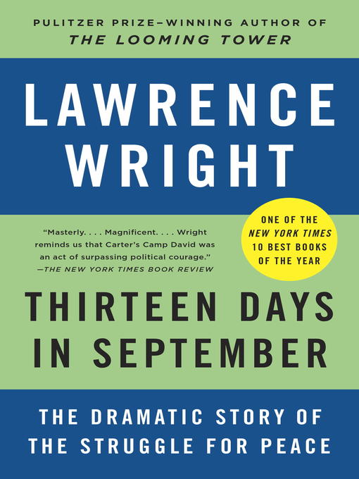 Title details for Thirteen Days in September by Lawrence Wright - Wait list